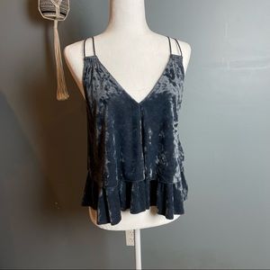Aerie Velvet V-neck Tank Top • S